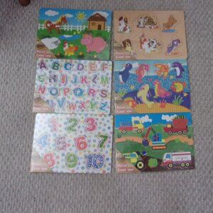 Bundle of kids Real wood toys puzzles New in package